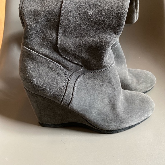 Nine West Grey Suede Boots - Picture 2 of 2